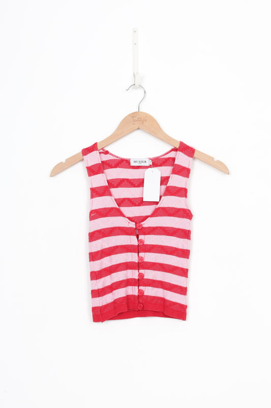 Musier Paris Womens Pink Top Size 34