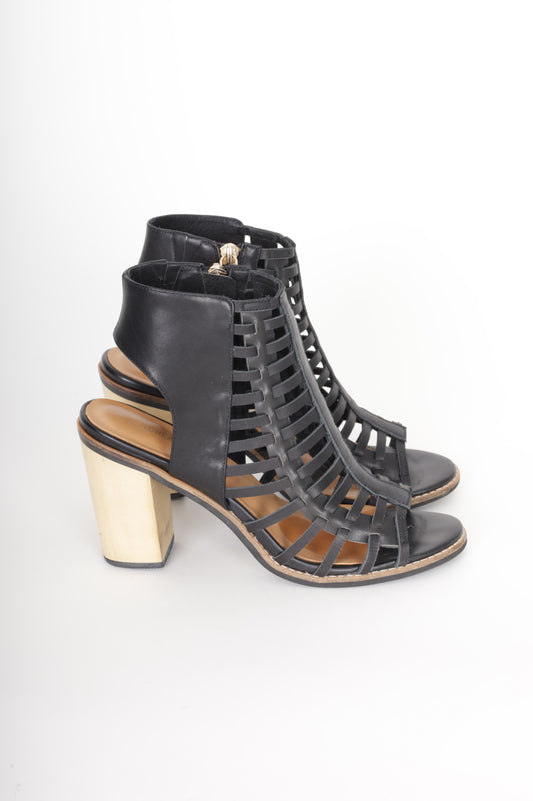 Andrea Moore Womens Black Heels Size EU 40