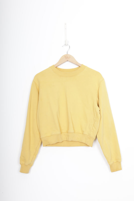 Cos Womens Yellow Sweatshirt Size XS