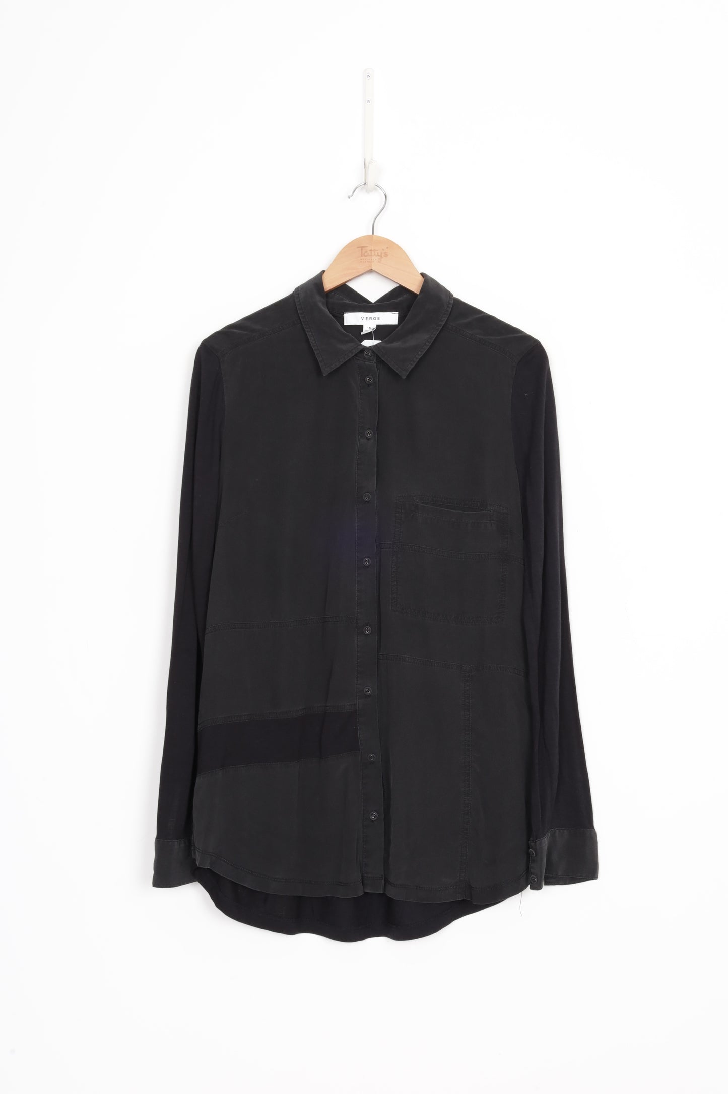 Verge Womens Black Shirt Size S