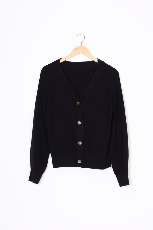 Cos Womens Black Cardigan Size S