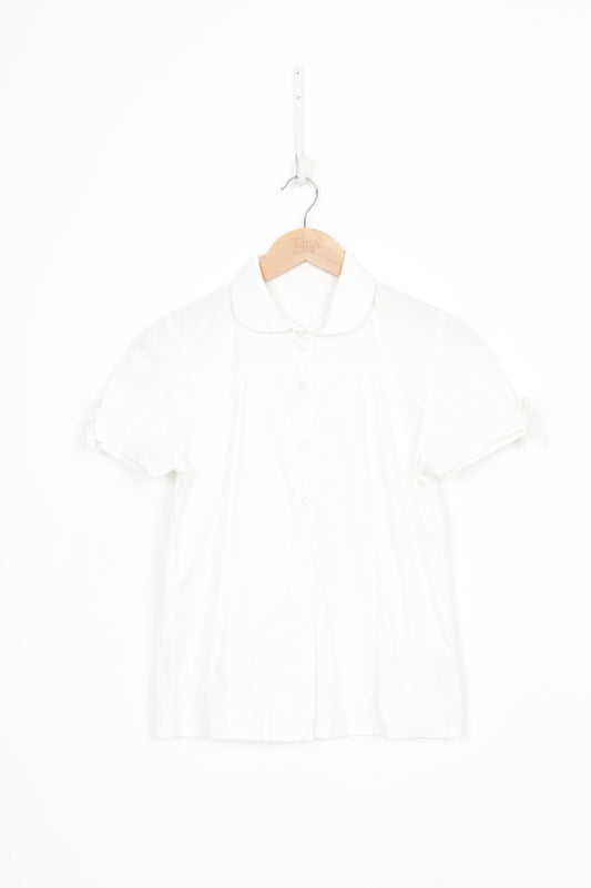 No Label Womens White Shirt Size S