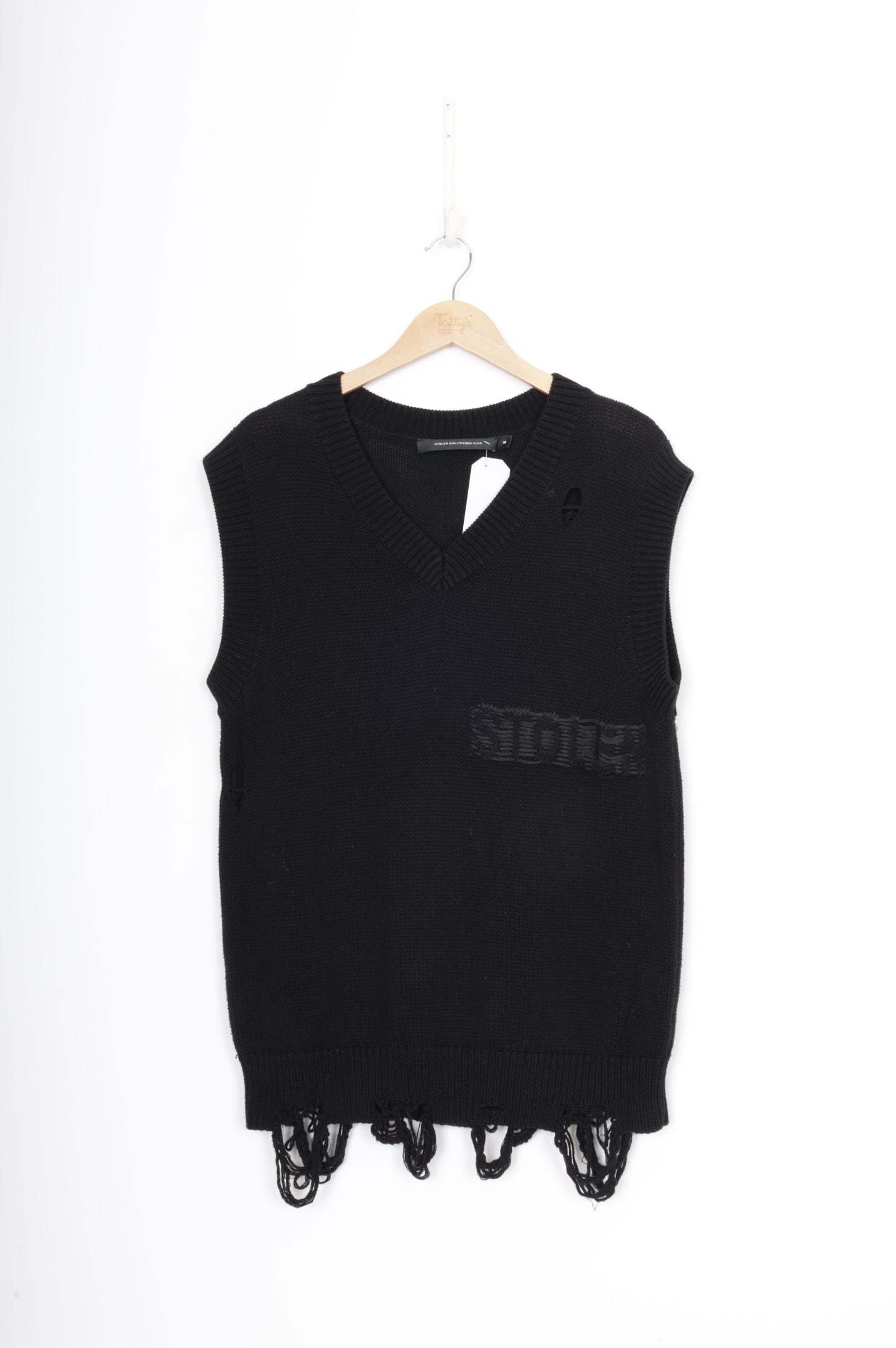 Stolen Girlfriends Club Womens Black Vest Size M