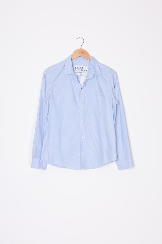 Frank & Eileen Womens Blue Shirt Size M