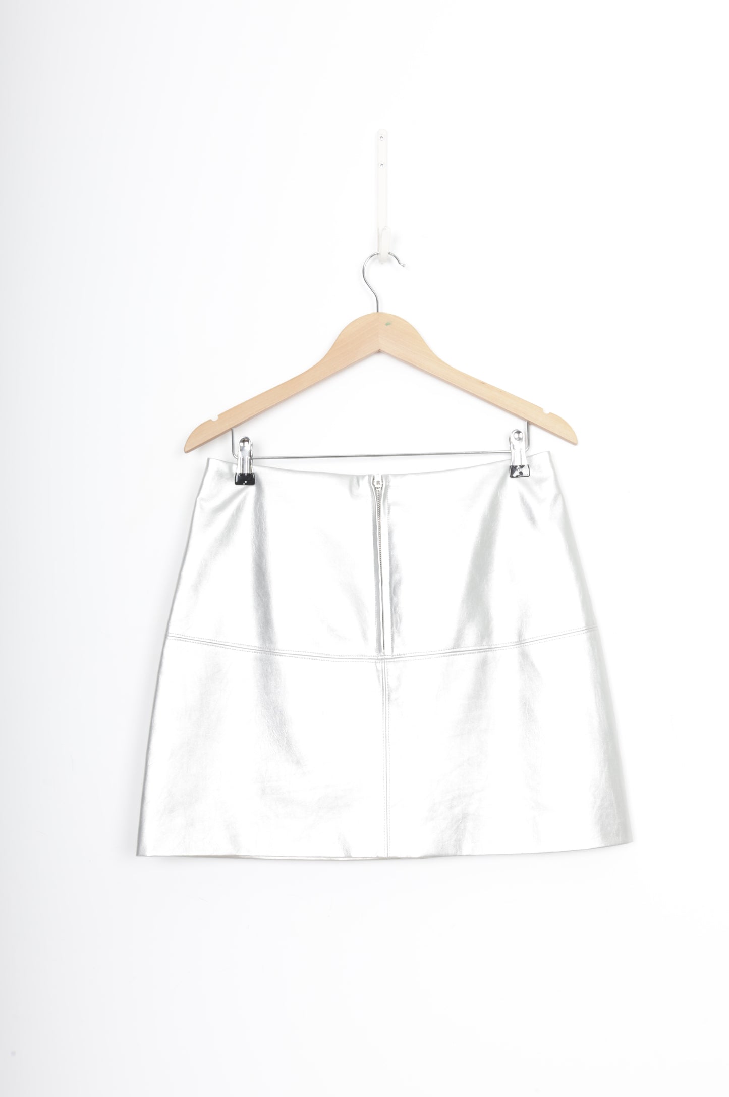 Tuesday Womens Metallic Mini Skirt Size 10