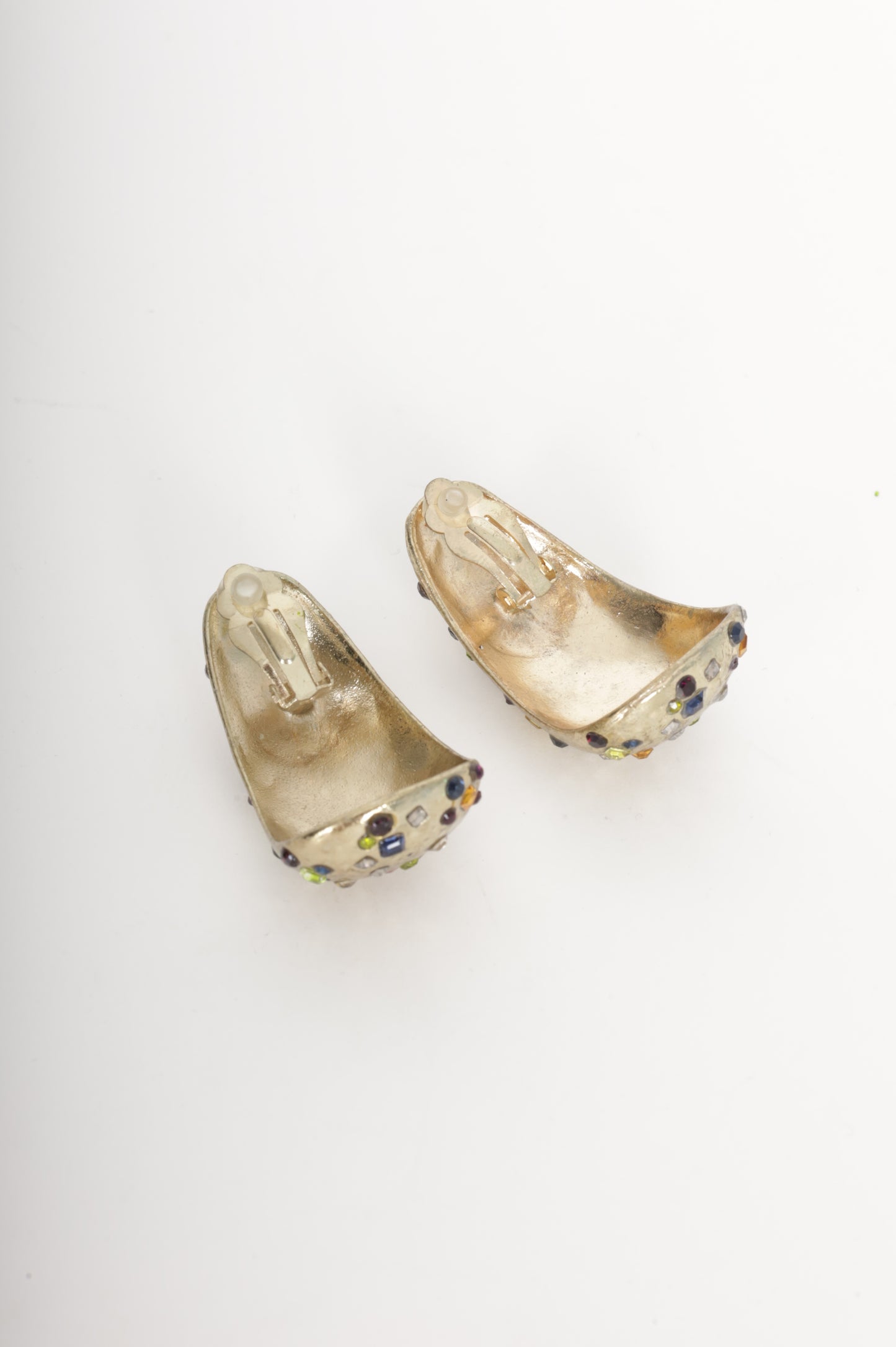 No Label Womens Metallic Earrings Size O/S
