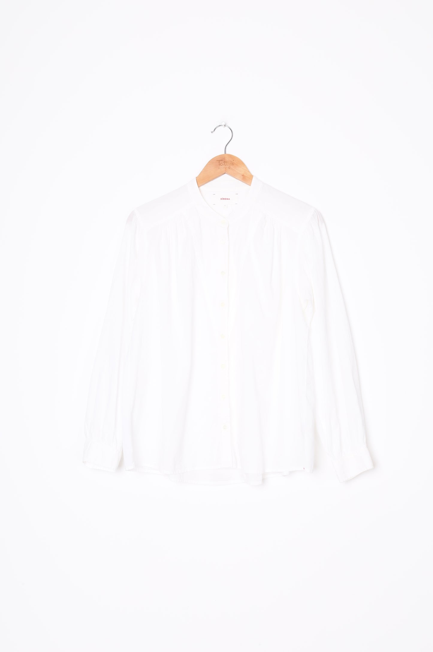 Xirena Womens White Shirt Size S
