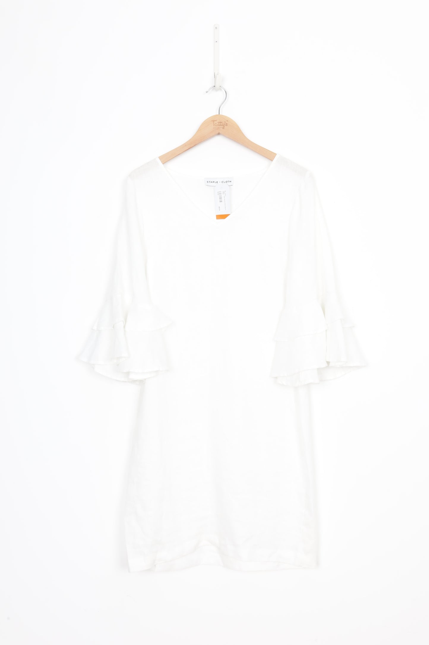 Staple + Cloth Womens White Dress Size 8