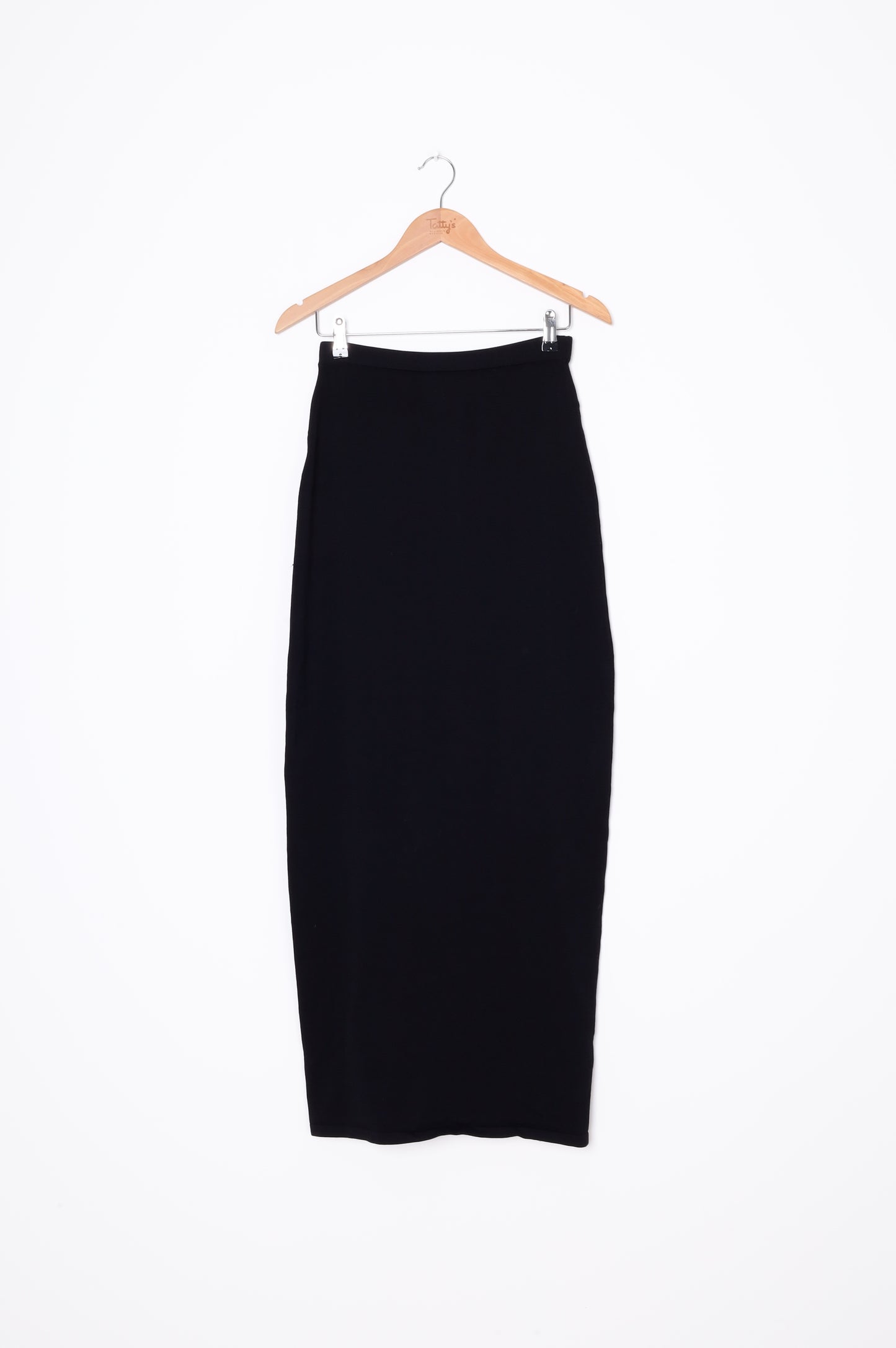 Dissh Womens Black Maxi Skirt Size M