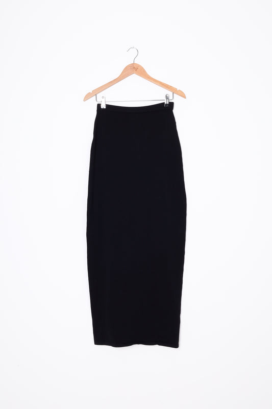 Dissh Womens Black Maxi Skirt Size M