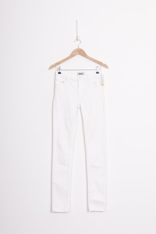 Acne Womens White Jeans Size W 26