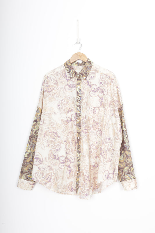 Blanca Womens Beige Shirt Size L