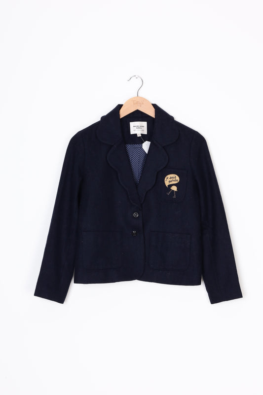 Twenty-Seven Names Womens Blue Jacket Size 8
