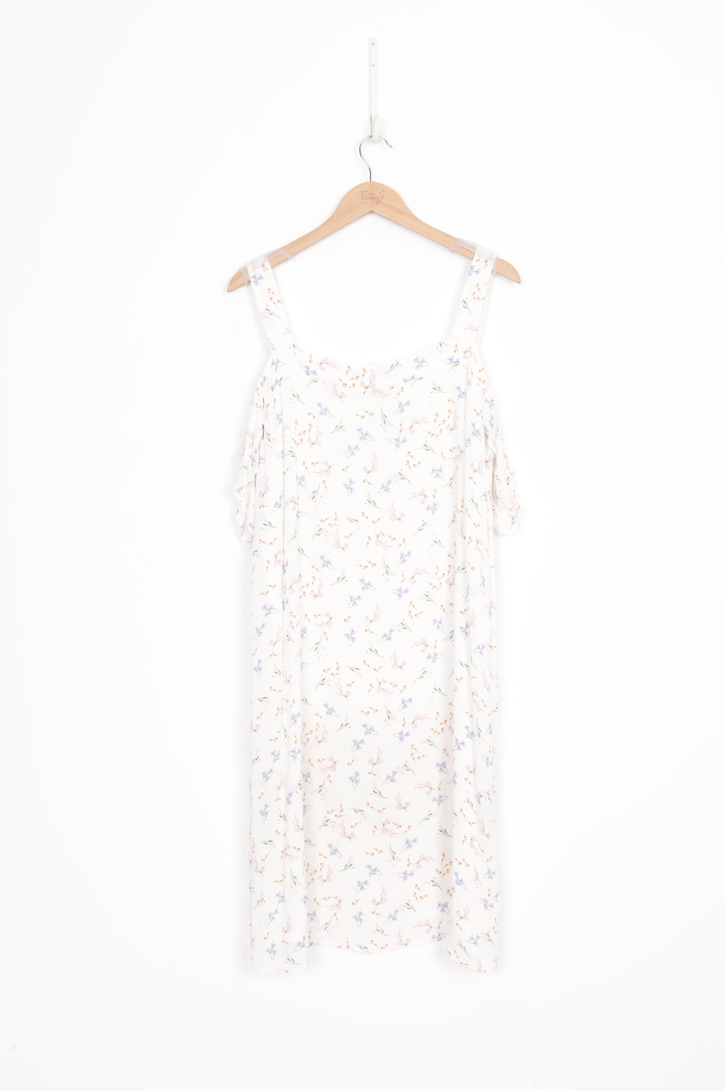 Max Womens Cream Dress Size 16