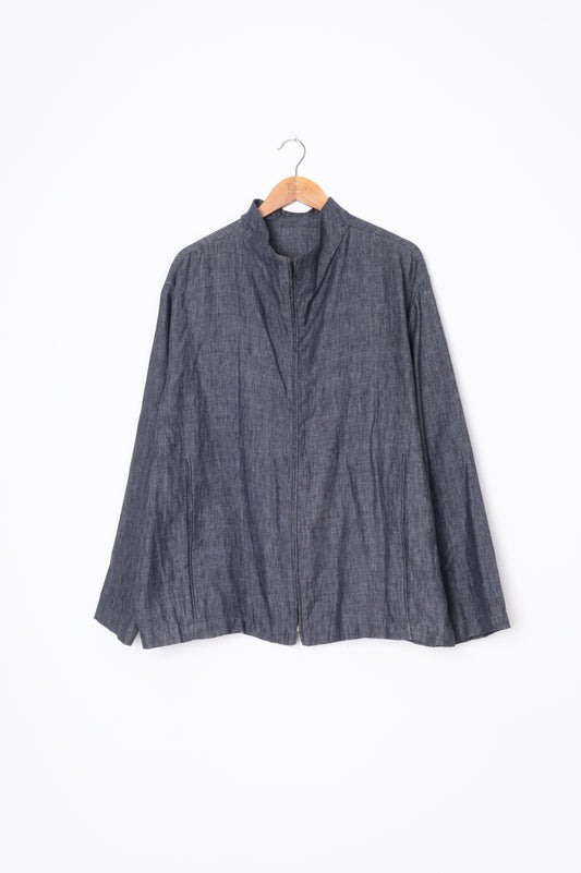 Adolfo Dominguez Mens Grey Jacket Size L