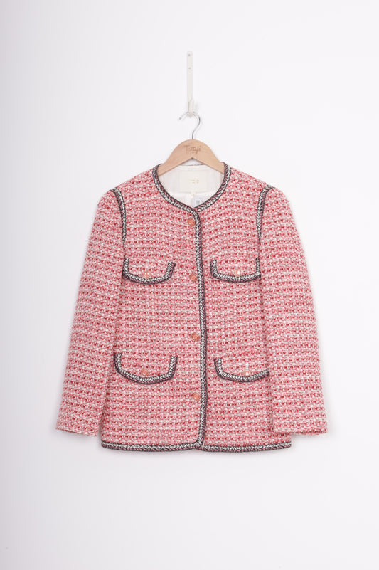 Maje Womens Pink Jacket Size 36