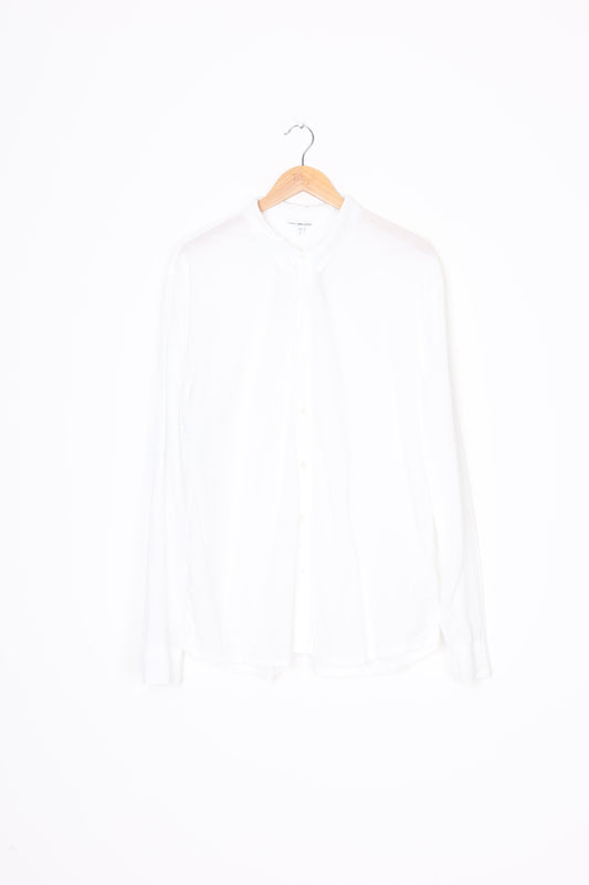 Standard James Perse Mens White Shirt Size 4
