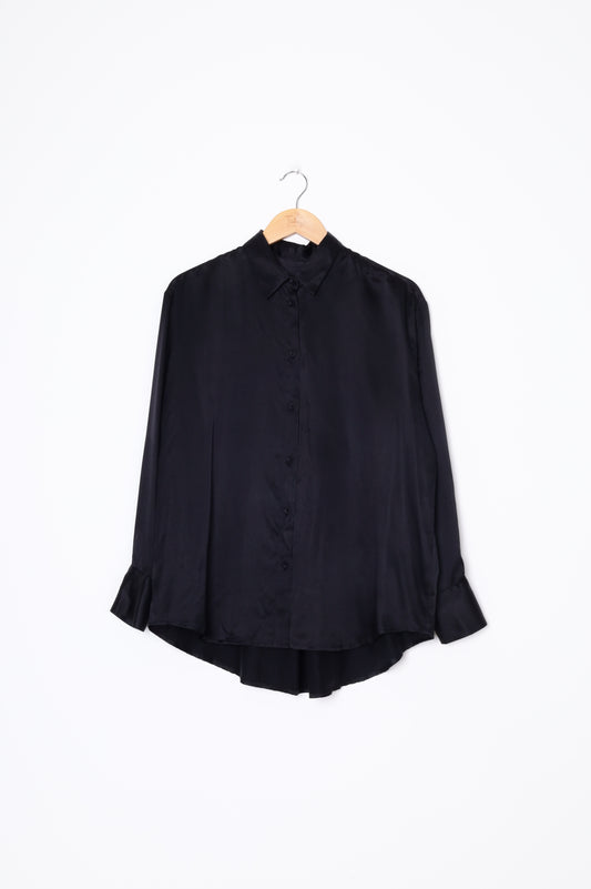 Caitlin Crisp Womens Black Shirt Size 10