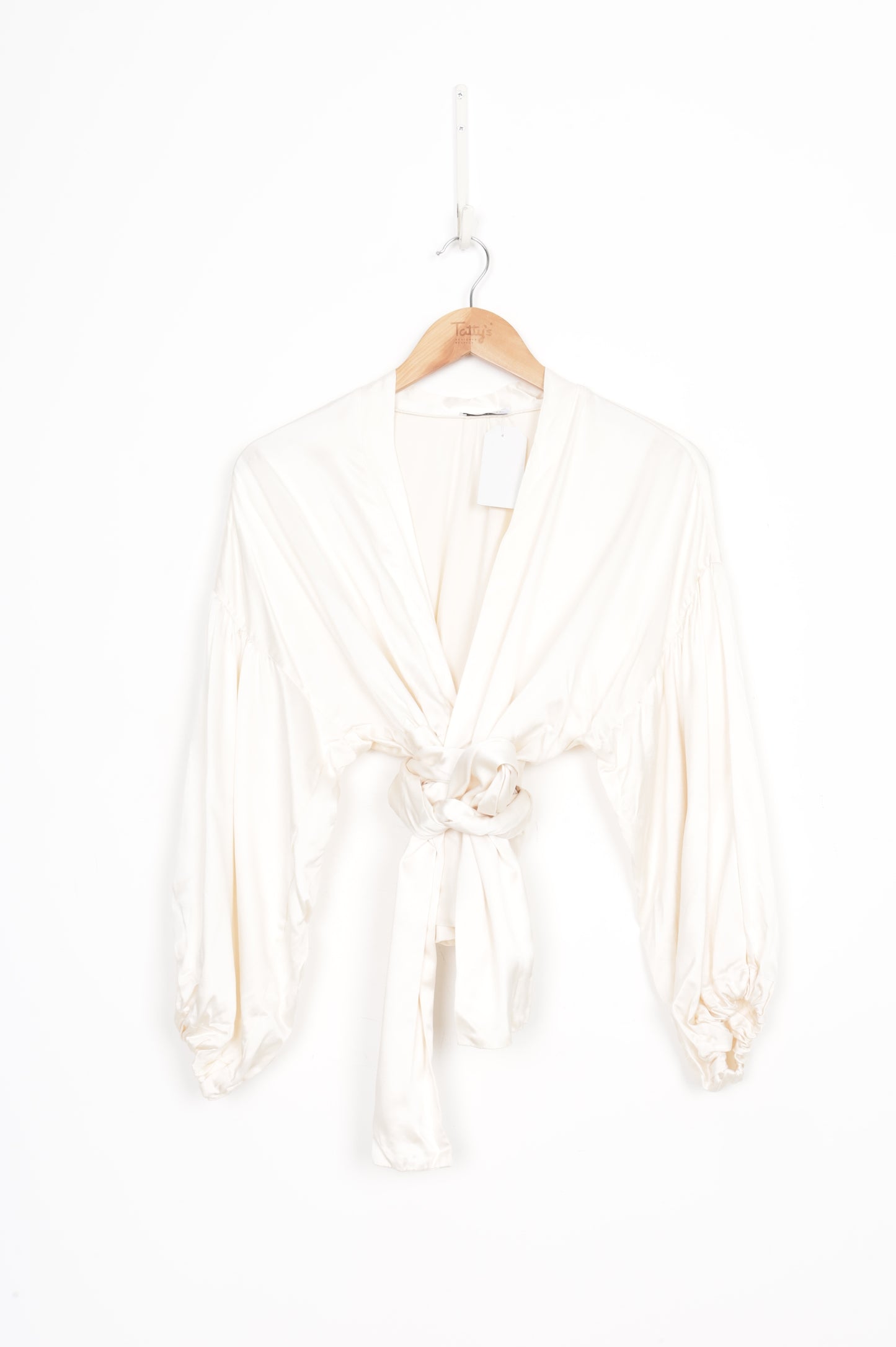 Dominique Healy Womens Cream Blouse Size 2