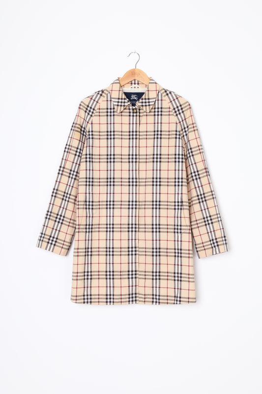 Burberry Womens Beige Coat Size 8