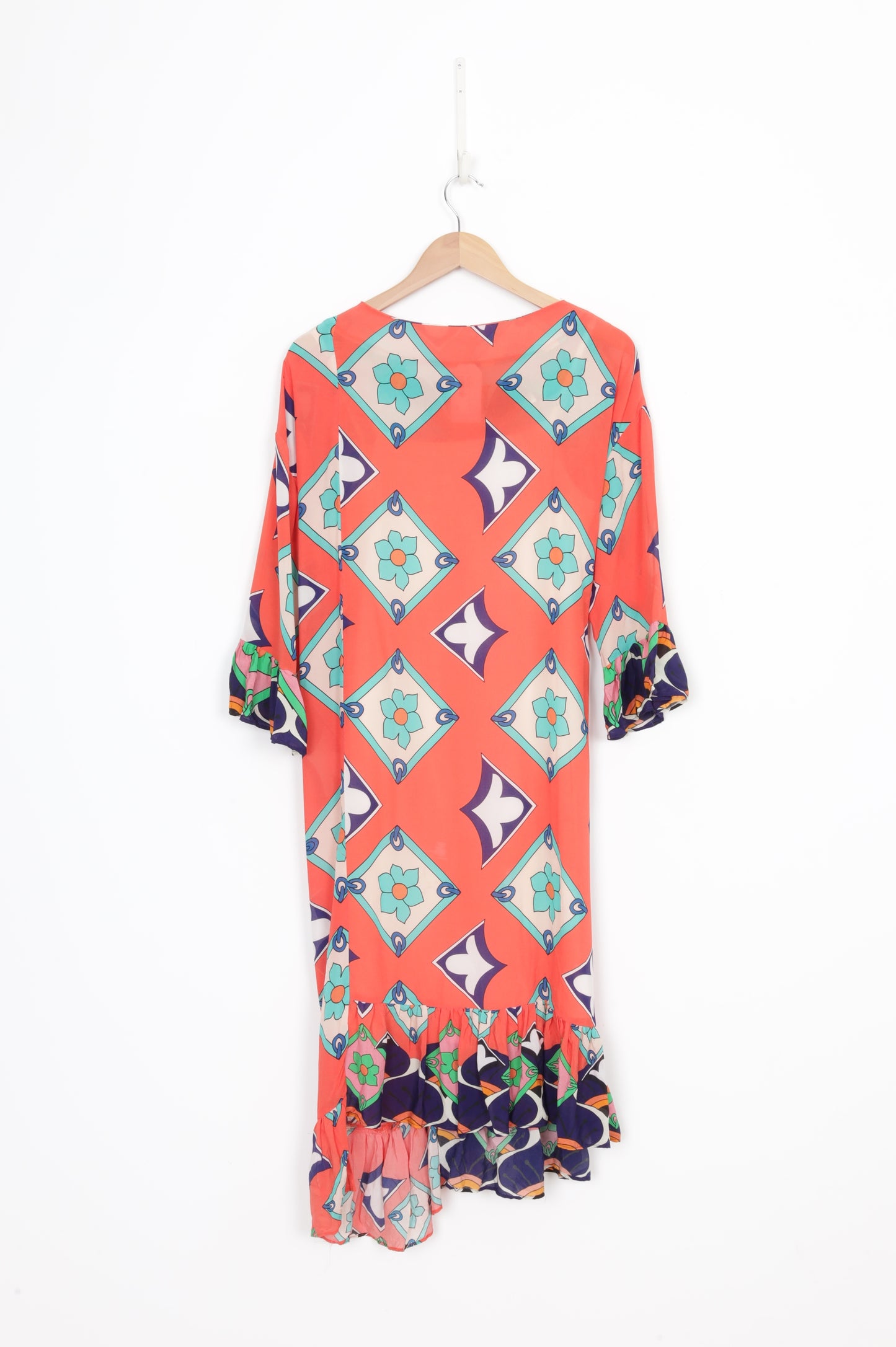 M.A Dainty Womens Orange Dress Size 10