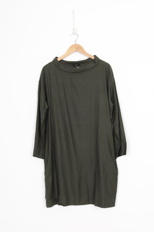 Cos Womens Green Dress Size EU 42