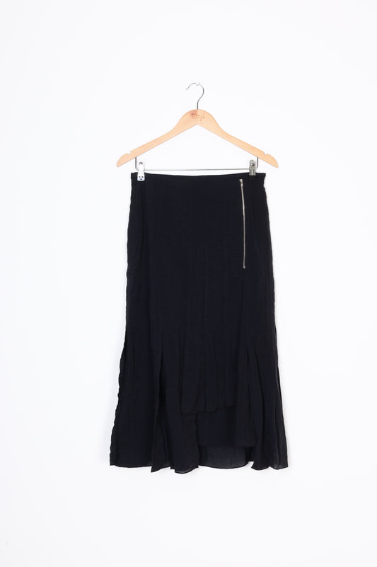 Verge Womens Black Skirt Size 10