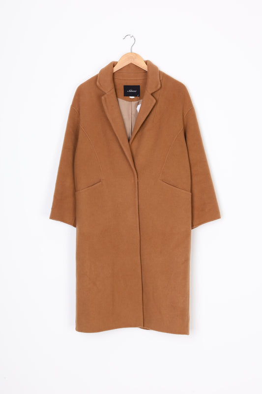 ADONISER  Womens Brown Coat Size M