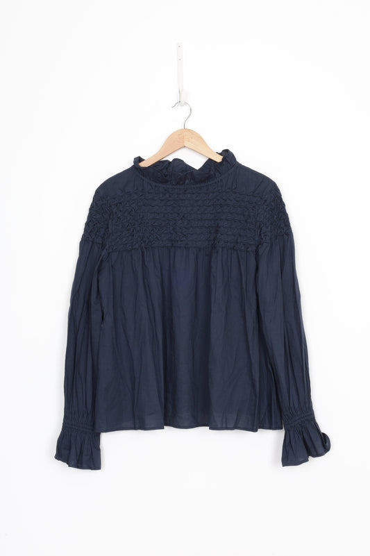 Merlette Womens Blue Top Size L