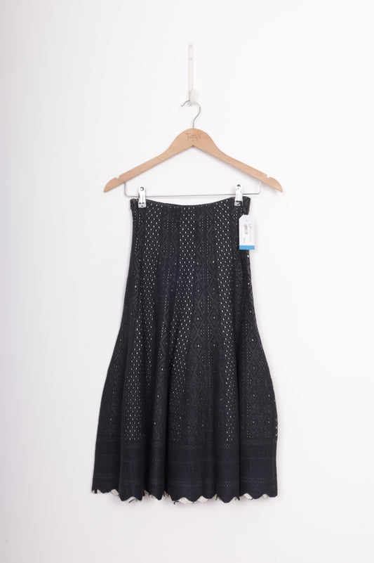 Alexander McQueen Womens Black Skirt Size XS