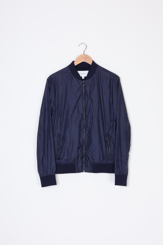 Calvin Klein Womens Blue Jacket Size S