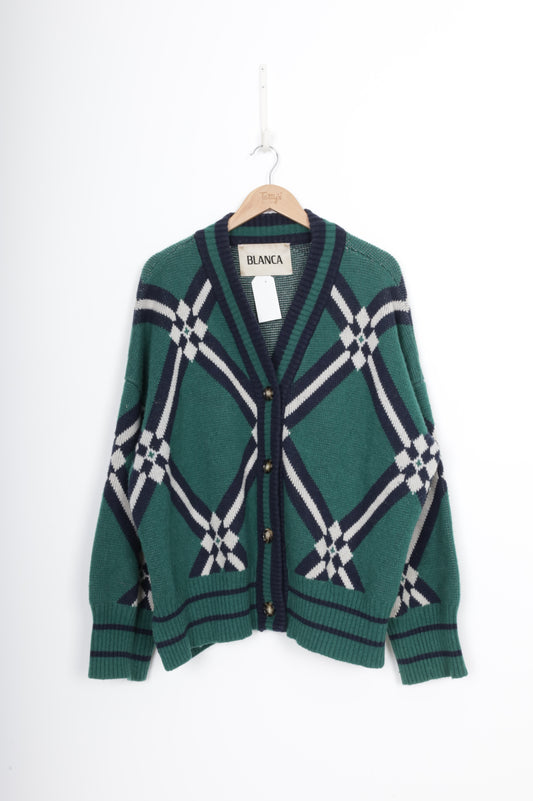 Blanca Womens Green Cardigan Size O/S