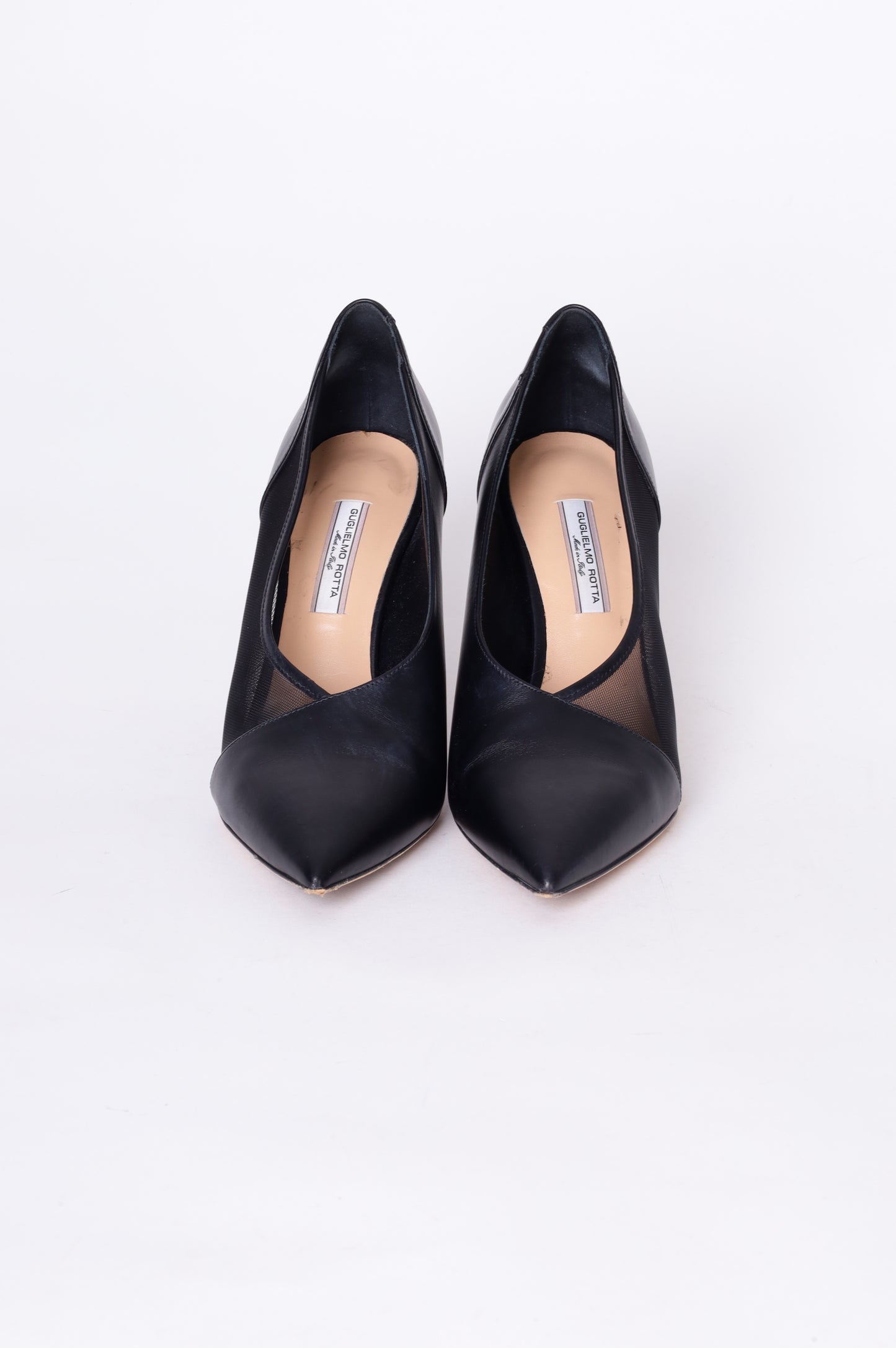 Guglielmo Rotta Womens Black Heels Size EU 39