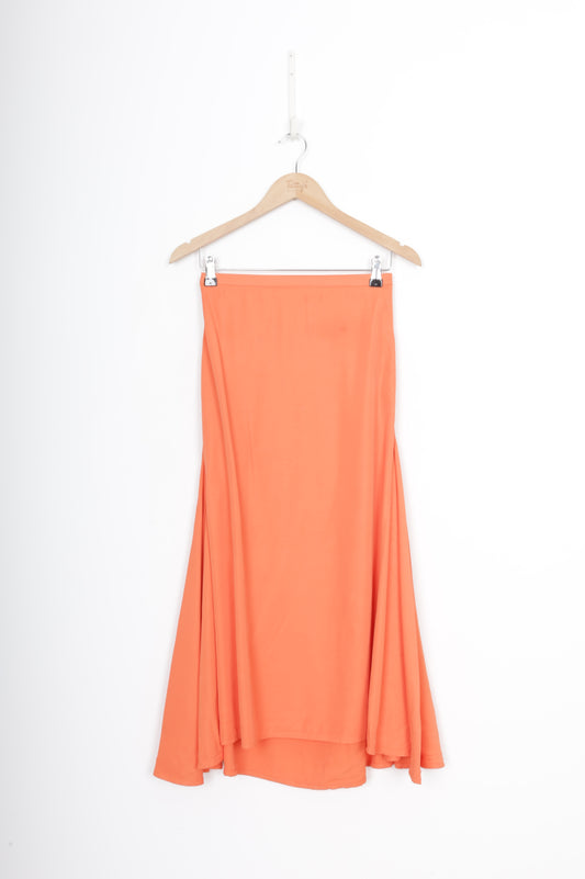 Cos Womens Orange Skirt Size 34