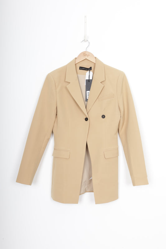 Lioness Womens Brown Blazer Size S