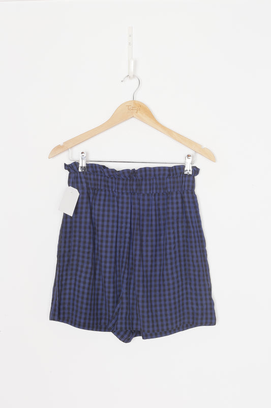 Tibi Womens Blue Shorts Size S