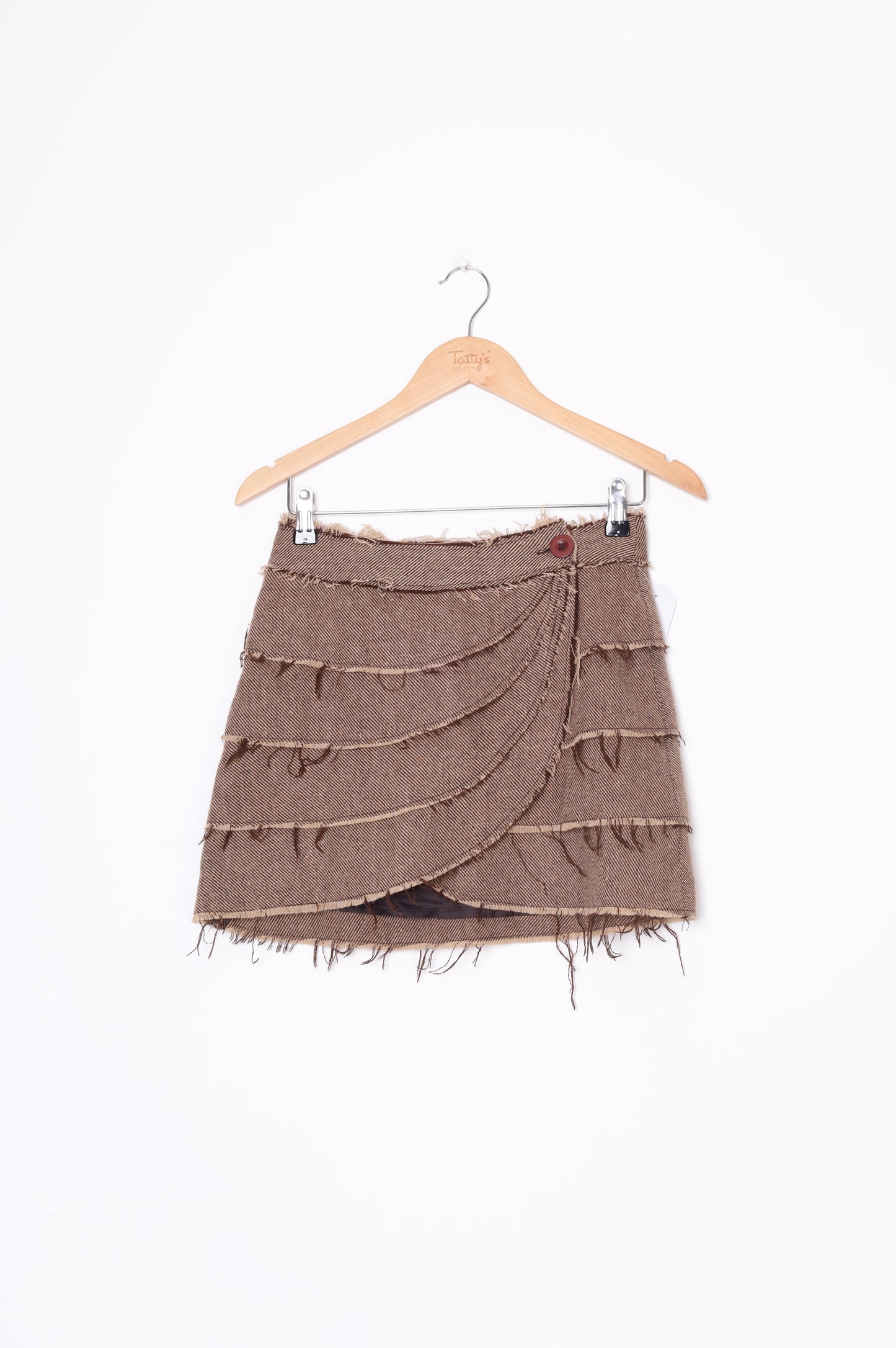 Topshop Womens Brown Skirt Size 6