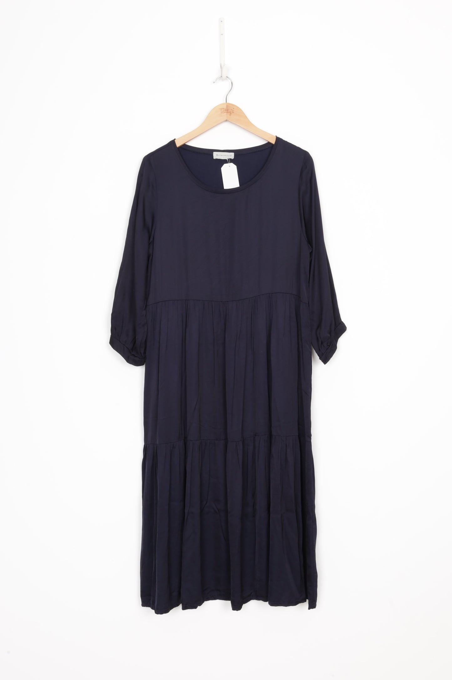 Briarwood Womens Blue Dress Size L