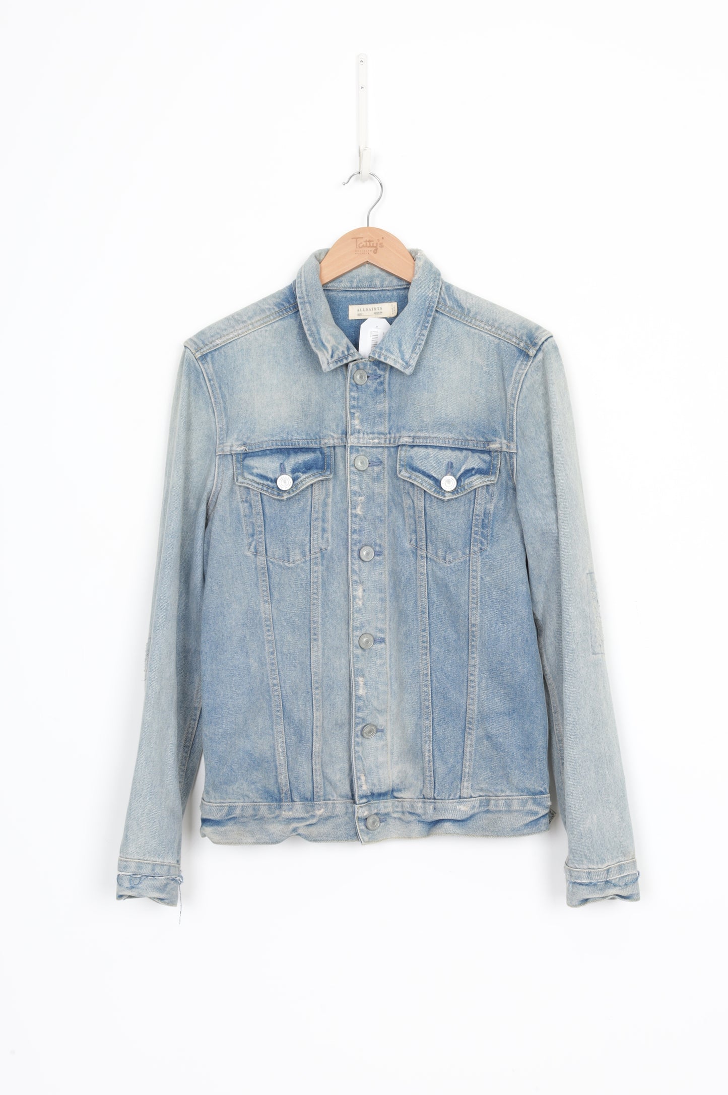 All Saints Womens Blue Jacket Size M