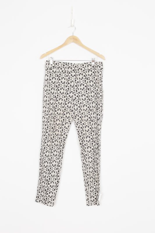 Diane von Furstenberg Womens Grey Pants Size 10