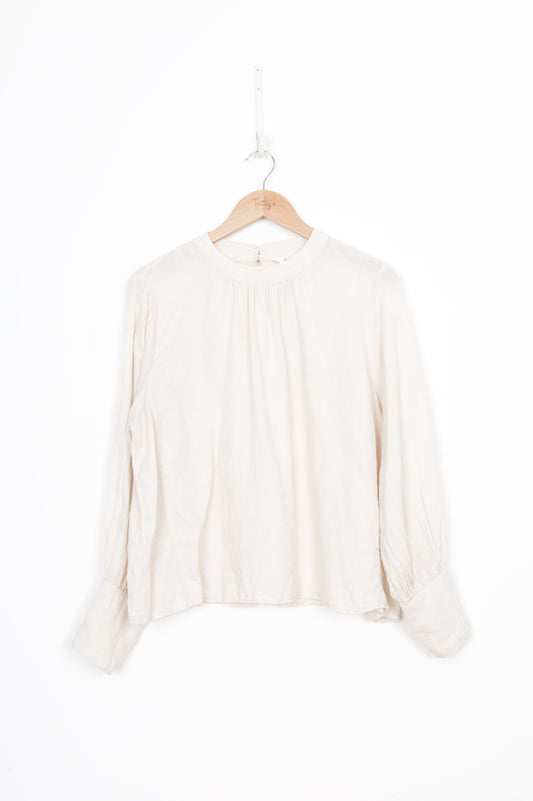 Max Womens Beige Top Size 10