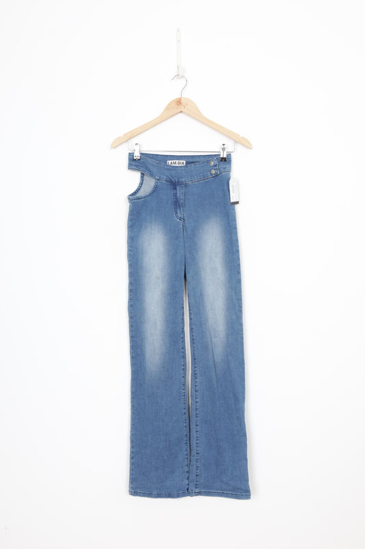 I AM GIA Womens Blue Jeans Size S