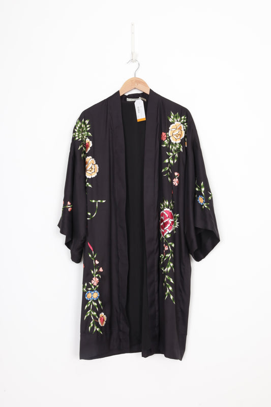 Alice + Olivia Womens Black Coat Size XS
