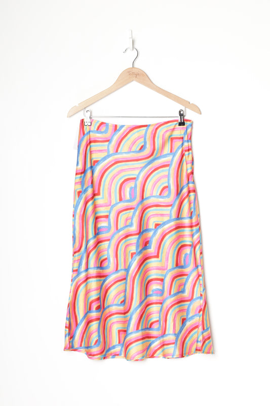 Never Fully Dressed Womens Pink Skirt Size 14