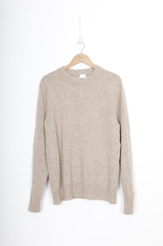 Assembly Label Mens Brown Jumper Size L