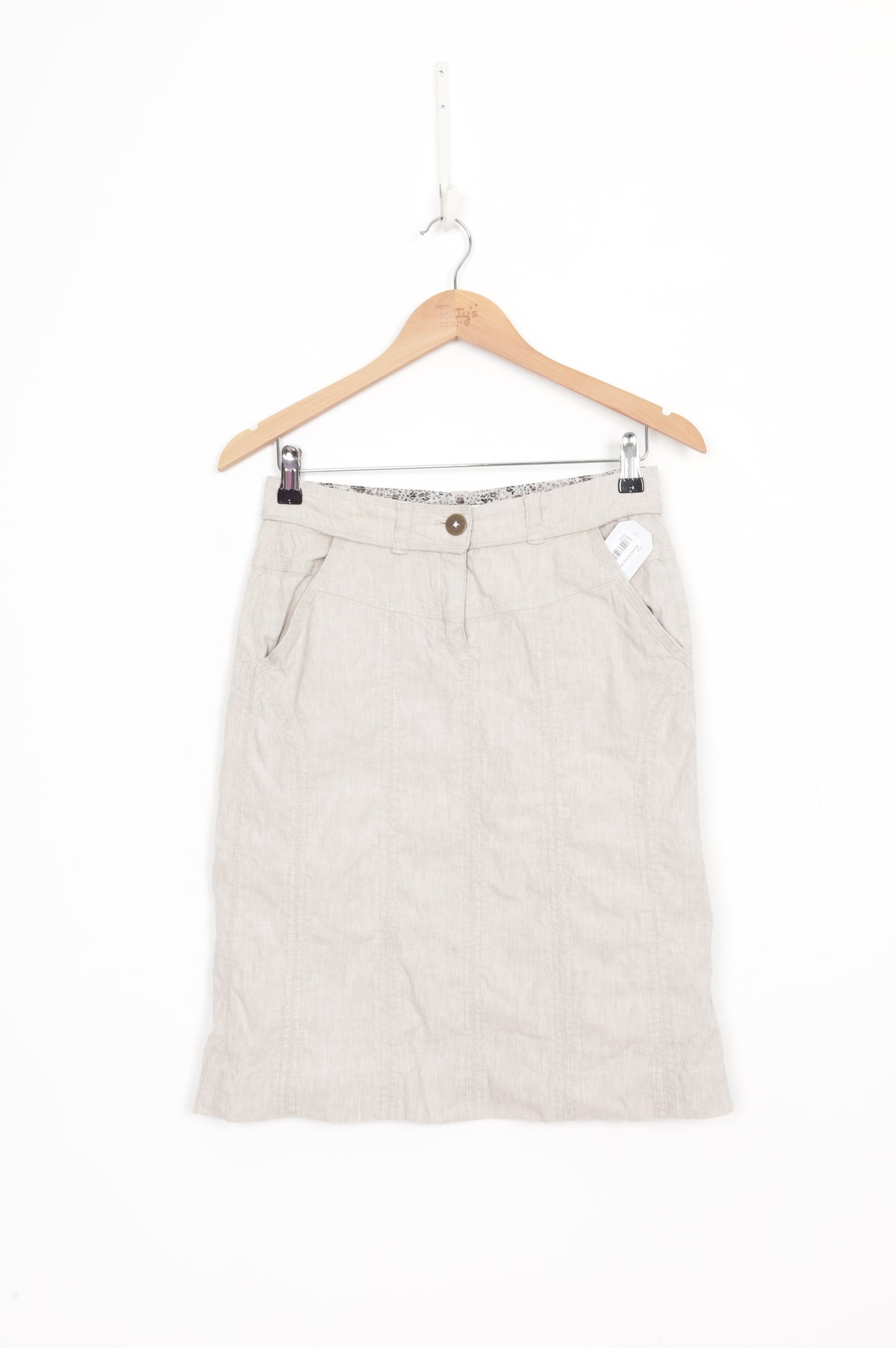 Meredith Womens Beige Skirt Size S