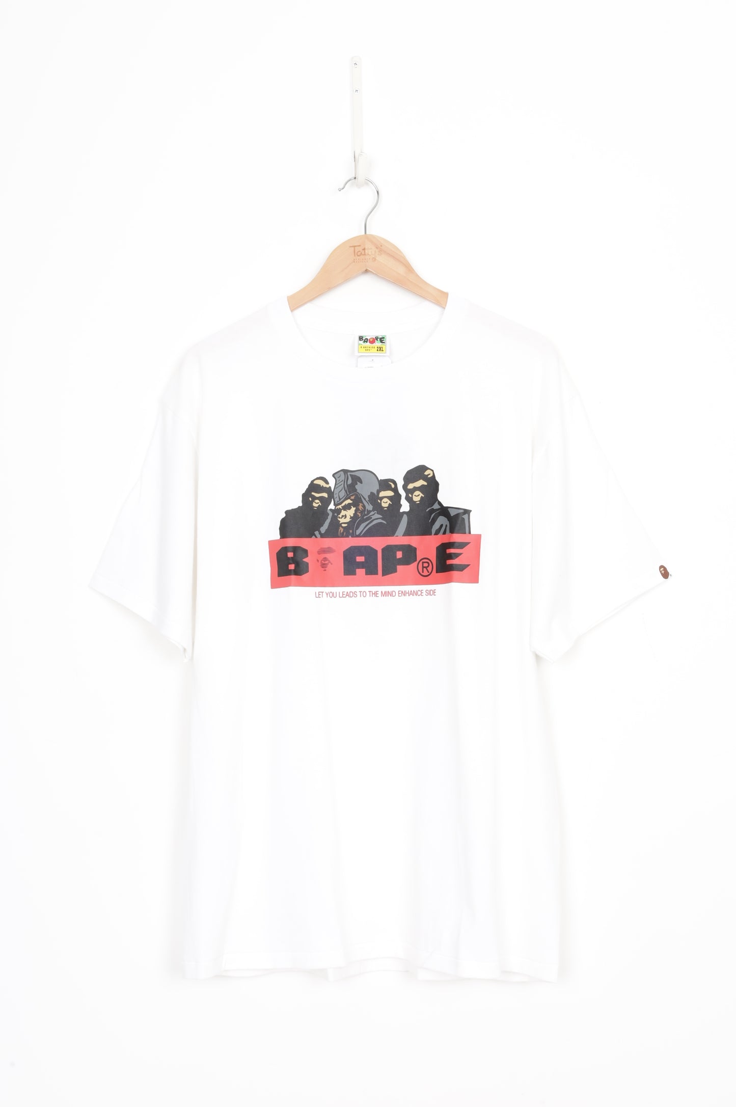 Bape Mens White T-shirt Size XXL