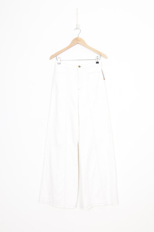 Bec + Bridge Womens White Pants Size 8