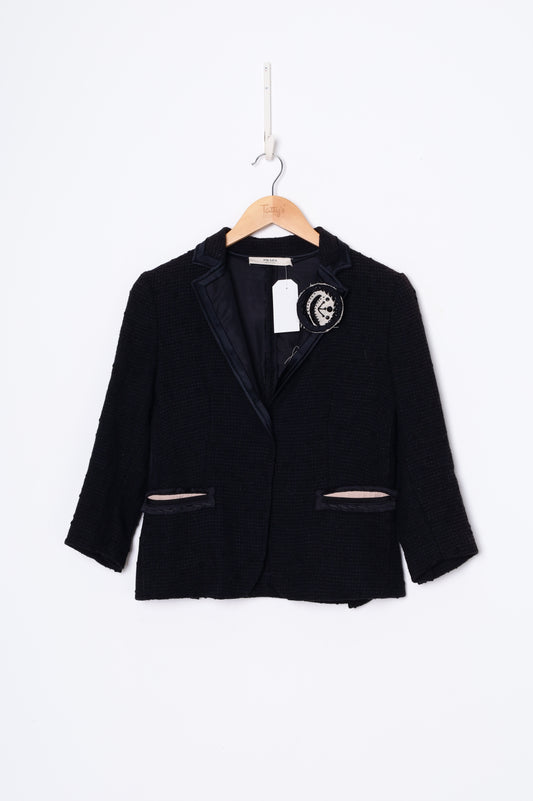 Prada Womens Black 2 Piece Size 38