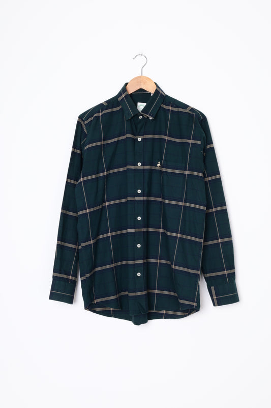 Brooks Brothers Mens Green Shirt Size XL